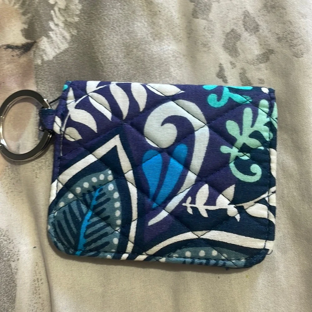 Pattern Blue wallet - Picture 1 of 3